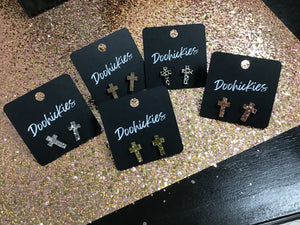 Cross Stud Earrings