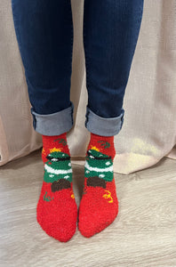 Fuzzy Winter/Holiday Socks