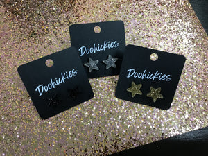 Shine Bright Glitter Star Studs