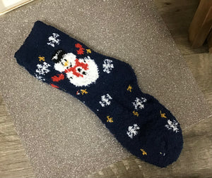 Fuzzy Winter/Holiday Socks