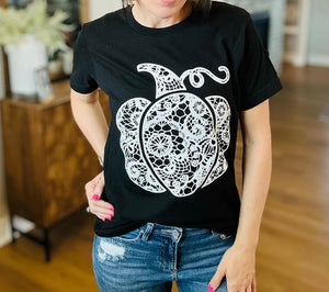 Lace Pumpkin-Graphic T