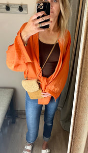 Suede/Sherpa Phone Crossbody