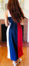 Load image into Gallery viewer, Patriotic Color Block Dress w/ Pockets