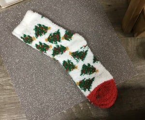 Fuzzy Winter/Holiday Socks