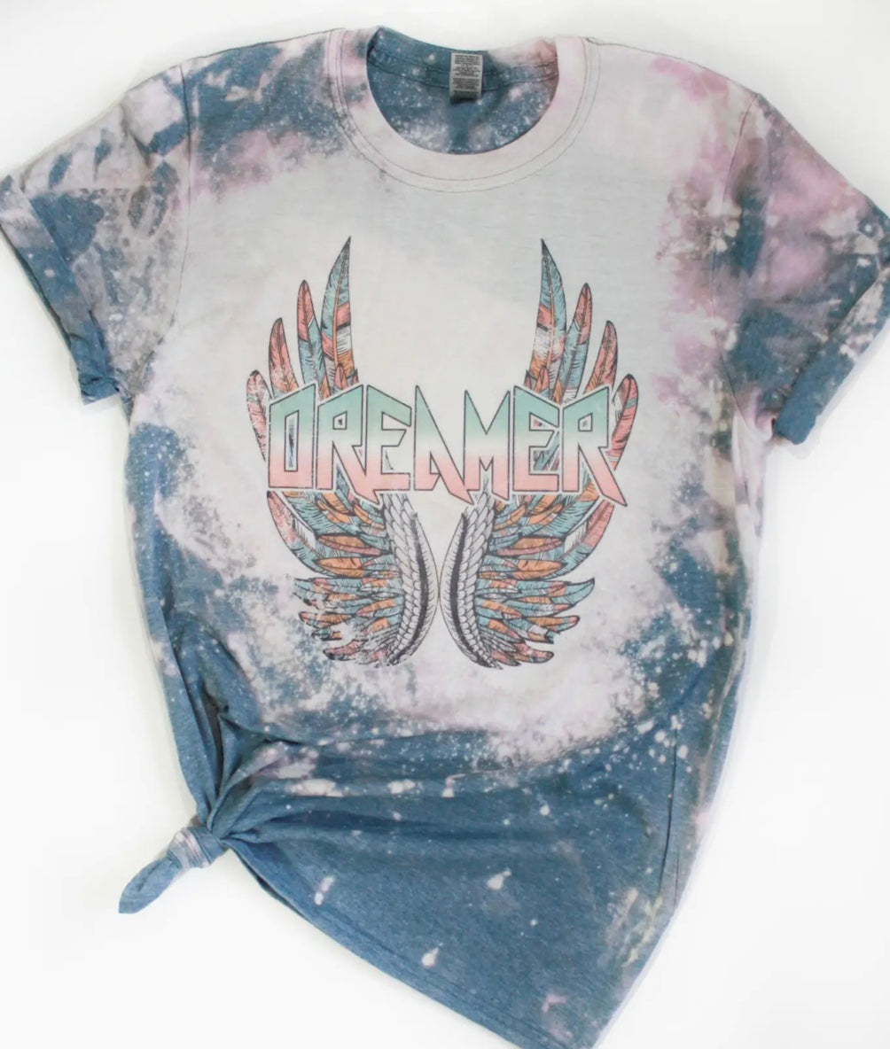 Dreamer-Bleached Tee