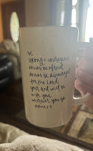 Load image into Gallery viewer, Be Strong &amp; Courageous-Tall Speckled Mug