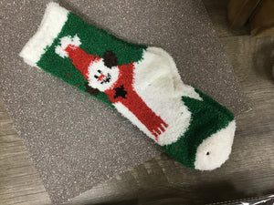 Fuzzy Winter/Holiday Socks