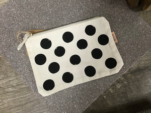 Cotton Canvas Zip Pouch