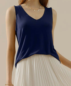 Soft Basic Vneck Tank