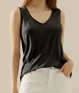 Soft Basic Vneck Tank