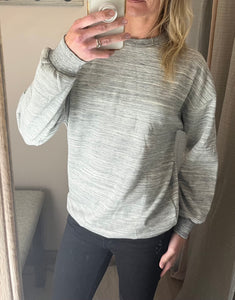 Marled Pullover Sweatshirt