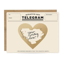 Load image into Gallery viewer, Scratch Off Card-Classic Telegram