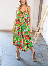 Load image into Gallery viewer, Coral Tropical Print Jumpsuit