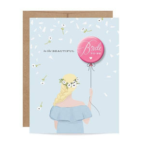 Button Card-Bride to Be-Braid