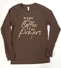 Load image into Gallery viewer, Unisex L/S Tee-Running on Coffee