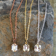 Load image into Gallery viewer, Clear Swarovski Crystal Necklace