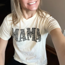 Load image into Gallery viewer, MAMA Leopard Graphic Tee