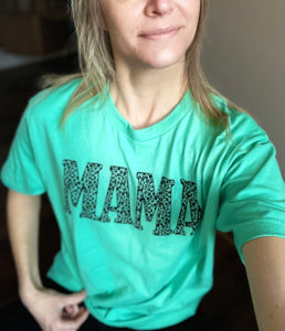 MAMA Leopard Graphic Tee