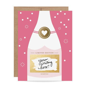 Scratch Off Card-Fuchsia Bubbly