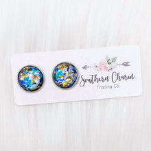 Load image into Gallery viewer, Stud Earrings-Glitter Drops