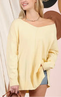 Soft Vneck Tunic Length Top