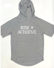 Load image into Gallery viewer, Unisex S/S Hoodie-Rise + Achieve