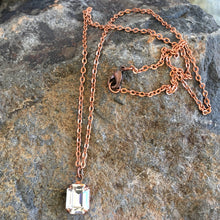 Load image into Gallery viewer, Clear Swarovski Crystal Necklace