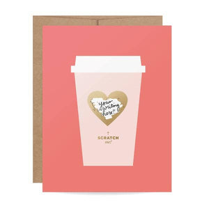 Scratch Off Card-Coffee Love