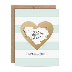 Scratch Off Card-For the Bride