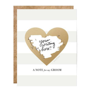 Scratch Off Card-For my Groom