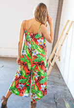 Load image into Gallery viewer, Coral Tropical Print Jumpsuit